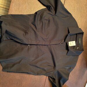 NWT Tahari XL Black Button Up w/ Peplum